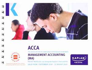 MANAGEMENT ACCOUNTING (MA) - POCKET NOTES de Kaplan Publishing