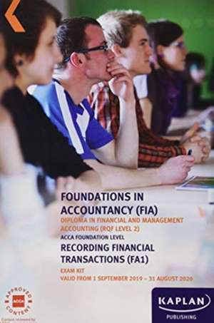 RECORDING FINANCIAL TRANSACTIONS - EXAM KIT de KAPLAN PUBLISHING