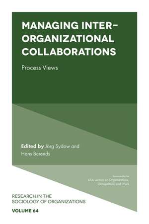 Managing Inter-Organizational Collaborations de Jörg Sydow