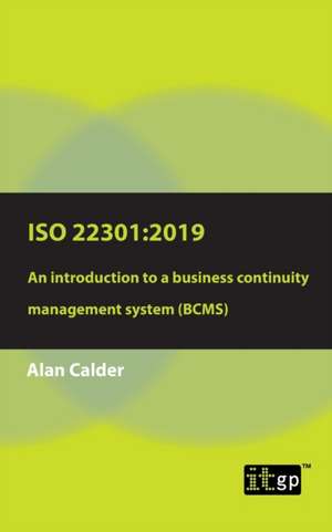 ISO 22301 de Alan Calder