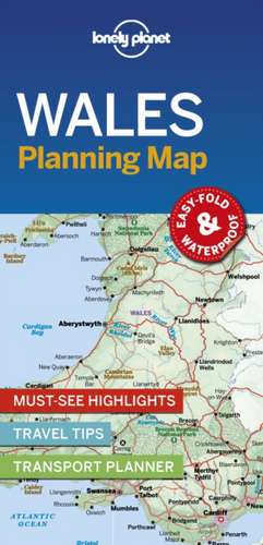 Lonely Planet Wales Planning Map de Lonely Planet