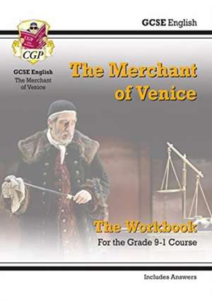 GCSE English Shakespeare - The Merchant of Venice Workbook (includes Answers) de Cgp Books