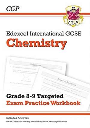 Edexcel International GCSE Chemistry Grade 8-9 Exam Practice Workbook (with Answers) de Cgp Books