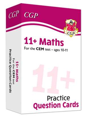 11+ CEM Maths Revision Question Cards - Ages 10-11 de CGP Books