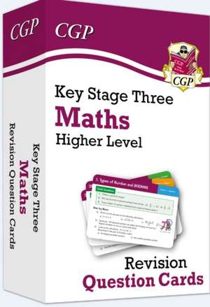 KS3 Maths Revision Question Cards - Higher de Cgp Books