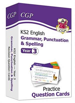 Cgp Books: KS2 English Year 3 Practice Question Cards: Gramm de CGP Books