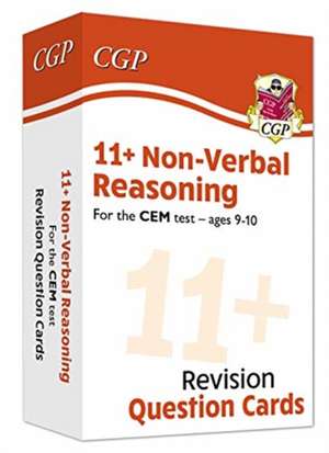 11+ CEM Revision Question Cards: Non-Verbal Reasoning - Ages 9-10 de Cgp Books