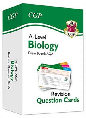 A-Level Biology AQA Revision Question Cards de Cgp Books