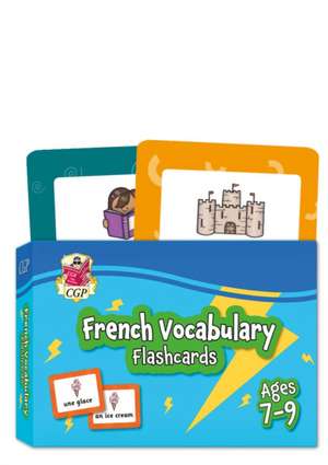 French Vocabulary Flashcards for Ages 7-9 (with Free Online Audio) de Cgp Books