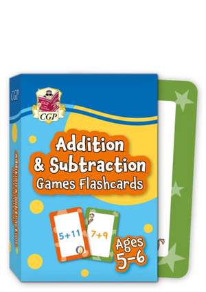 Addition & Subtraction Games Flashcards for Ages 5-6 (Year 1) de Cgp Books