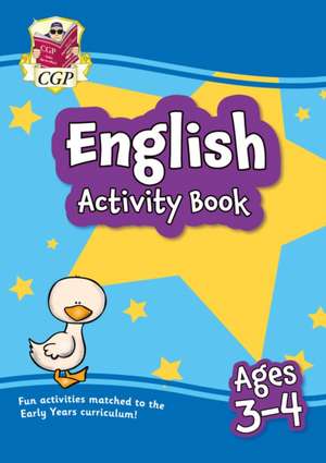 English Activity Book for Ages 3-4 (Preschool) de CGP Books