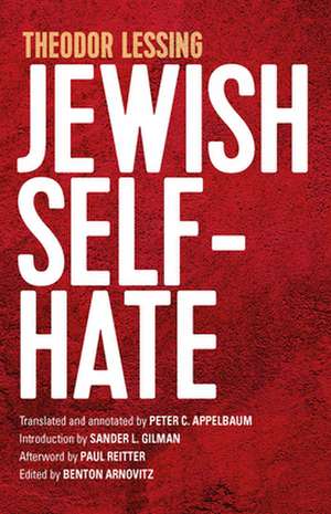 Jewish Self-Hate de Theodor Lessing