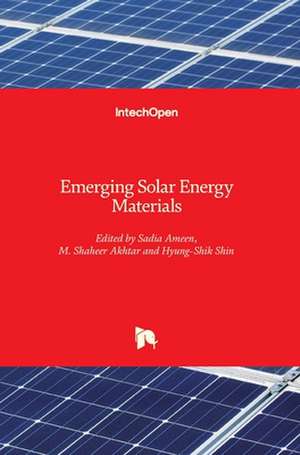 Emerging Solar Energy Materials de Sadia Ameen