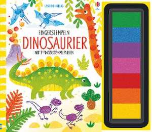 Fingerstempeln: Dinosaurier de Fiona Watt