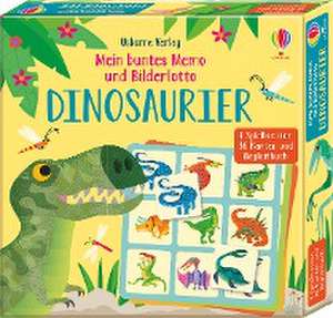 Mein buntes Memo und Bilderlotto: Dinosaurier de Sam Smith