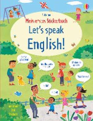 Mein erstes Stickerbuch: Let's speak English! de Mairi Mackinnon