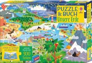 Puzzle & Buch: Unsere Erde de Sam Smith