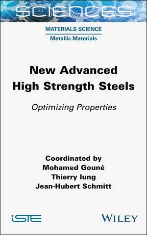 New Advanced High Strength Steels: Optimizing Properties de Mohamed Goune