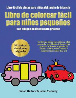 Libro fácil de pintar para niños del jardín de infancia de Simon Hildrew