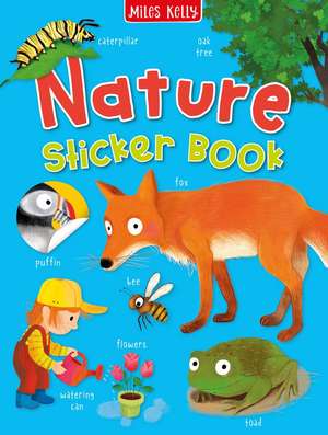 NATURE STICKER BK PB de Miles Kelly