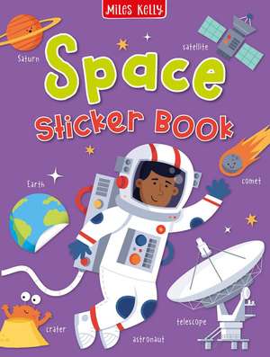 SPACE STICKER BK PB de Miles Kelly