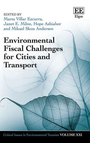 Environmental Fiscal Challenges for Cities and Transport de Marta Villar Ezcurra