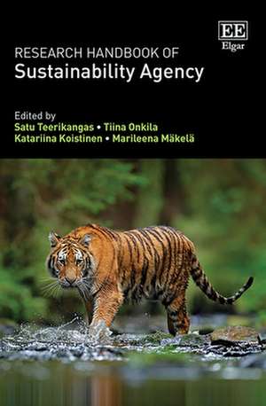 Research Handbook of Sustainability Agency de Satu Teerikangas