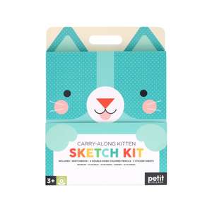 Carry-Along Kitten Sketch Kit de Petit Collage