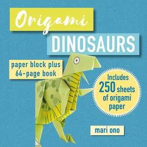 Origami Dinosaurs: Paper block plus 64-page book de Mari Ono