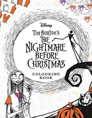 Disney Tim Burton's The Nightmare Before Christmas Colouring Book de Walt Disney