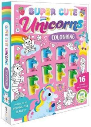 Super Cute Unicorns Colouring de Igloo Books