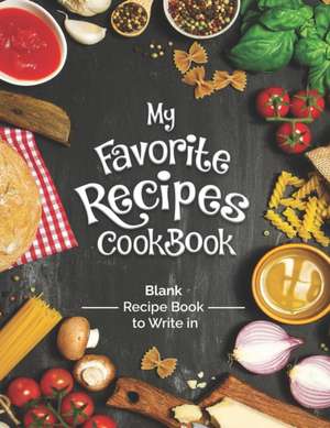 My Favorite Recipes Cookbook Blank Recipe Book To Write In de The Green Brothers