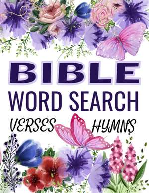 Word Search Bible Verses Puzzle Book de Jordi Peterson