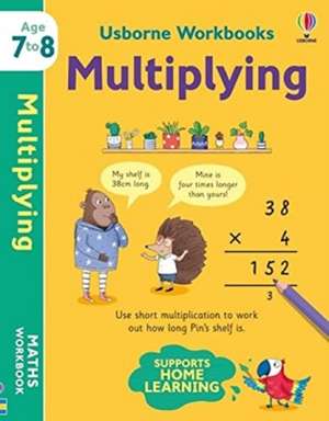 Bathie, H: Usborne Workbooks Multiplying 7-8 de Holly Bathie