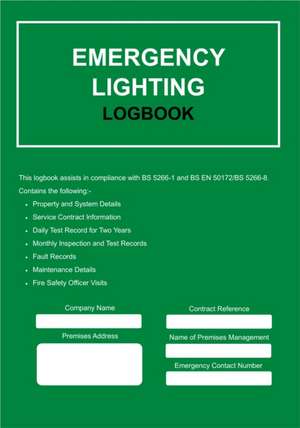 Emergency Lighting Logbook de Paul Docs-Store