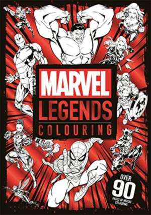 Marvel Legends Colouring de Marvel Entertainment International Ltd