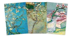 Vincent van Gogh: Blossom Set of 3 Midi Notebooks de Flame Tree Studio