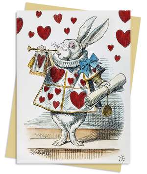 Alice in Wonderland: White Rabbit Greeting Card Pack: Pack of 6 de Flame Tree Studio