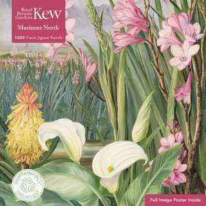 Adult Sustainable Jigsaw Puzzle Kew Gardens: Marianne North: Beauties of the Swamps at Tulbagh: 1000-pieces. Ethical, Sustainable, Earth-friendly de Flame Tree Studio