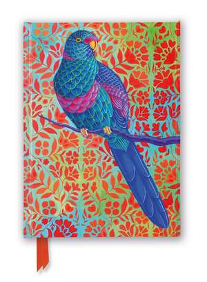 Jane Tattersfield: Blue Parrot (Foiled Journal) de Flame Tree Studio