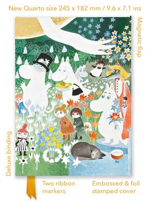 Moomin: Dangerous Journey (Foiled Quarto Journal) de Flame Tree Studio