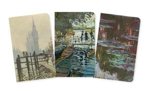 National Gallery: Monet Set of 3 Midi Notebooks de Flame Tree Studio