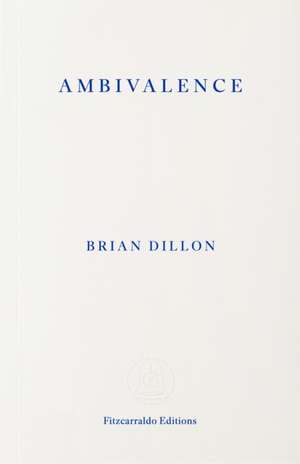 Ambivalence de Brian Dillon