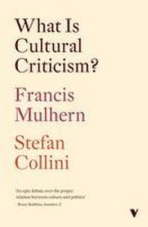 What Is Cultural Criticism? de Francis Mulhern