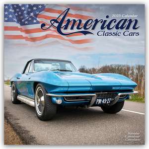 American Classic Cars - Amerikanische Oldtimer 2025 - 16-Monatskalender de Avonside Publishing Ltd