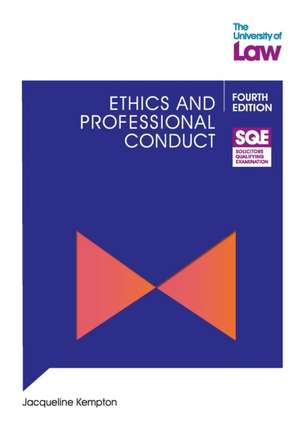 SQE - Ethics and Professional Conduct 4e de Jacqui Kempton