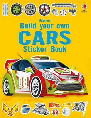 Build Your Own Cars Sticker Book de Simon Tudhope