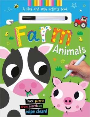 Wipe-Clean Farm Animals de Craig Nye