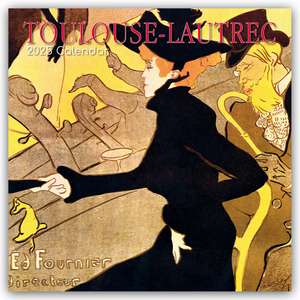 Toulouse-Lautrec - Henri de Toulouse-Lautrec - Kunstkalender 2025 16-Monatskalender de The Gifted