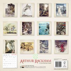 Arthur Rackham Wall Calendar 2025 (Art Calendar) de Flame Tree Studio